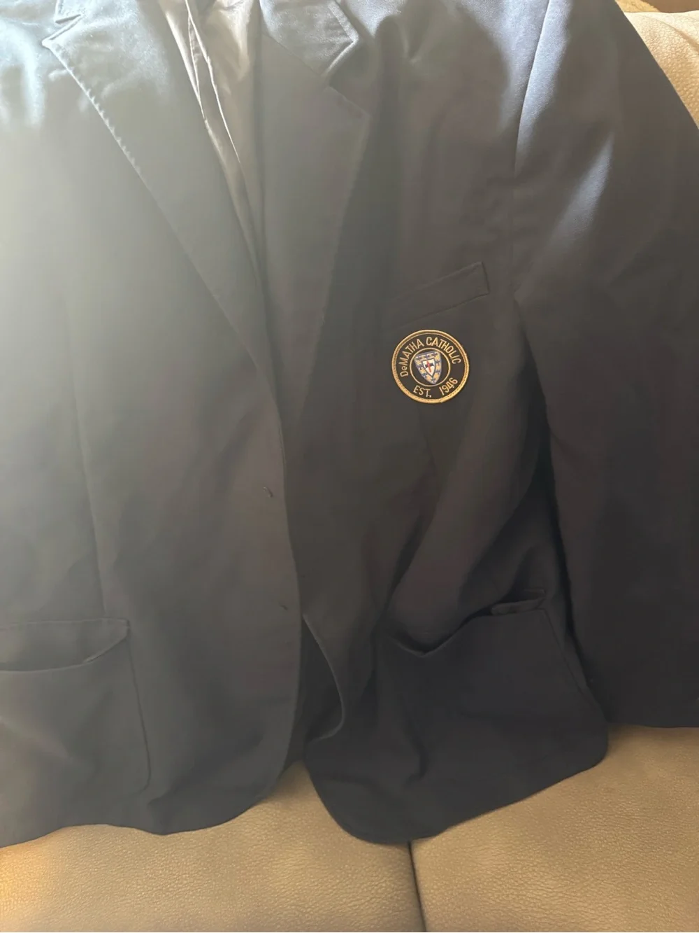 Dematha Catholic High School Uniform Navy Blazer